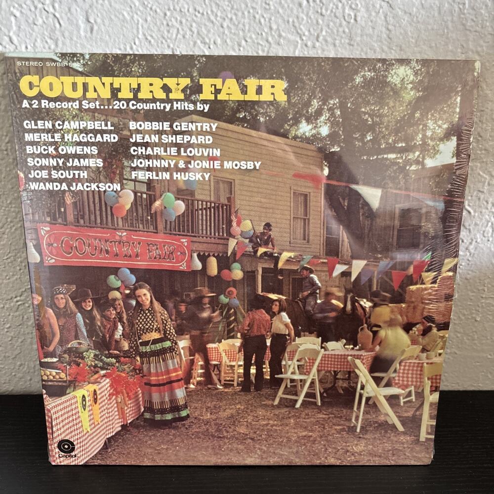SEALED Country Fair 20 Country Hits Capitol Records SWBB-562 2 LP Set (1970)